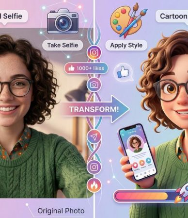 What is a trending cartoon photo?